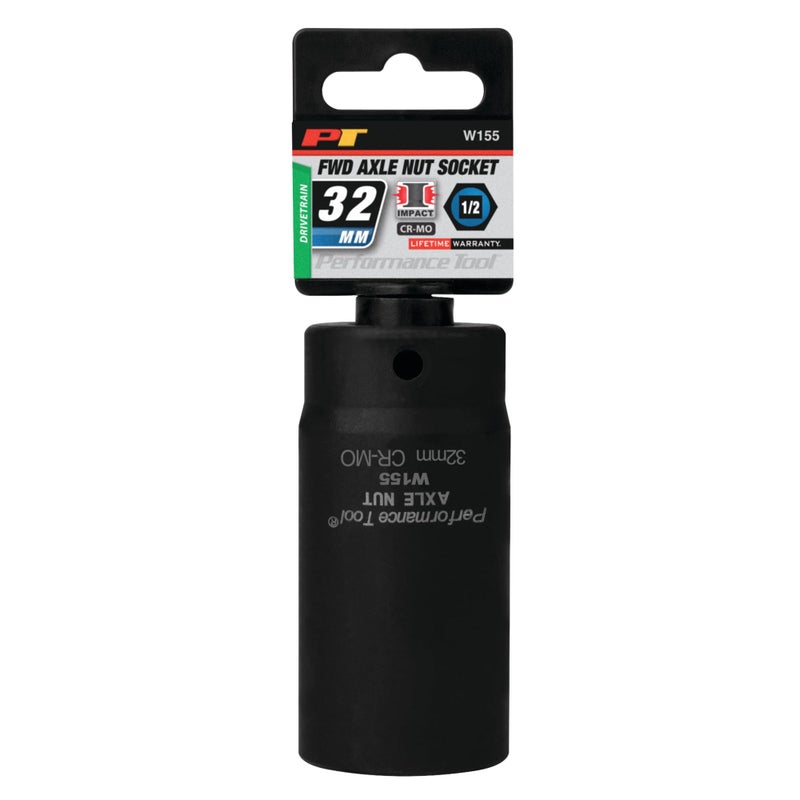 Performance Tool 32mm FWD Axle Nut Socket CrMo - W155 - Image 3